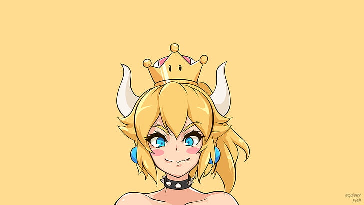 Mario, Bowsette, Tapety HD