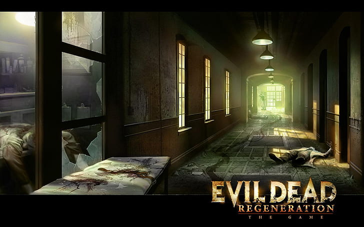Evil Dead Regeneration, corpse, shoot, guns, blood, HD wallpaper
