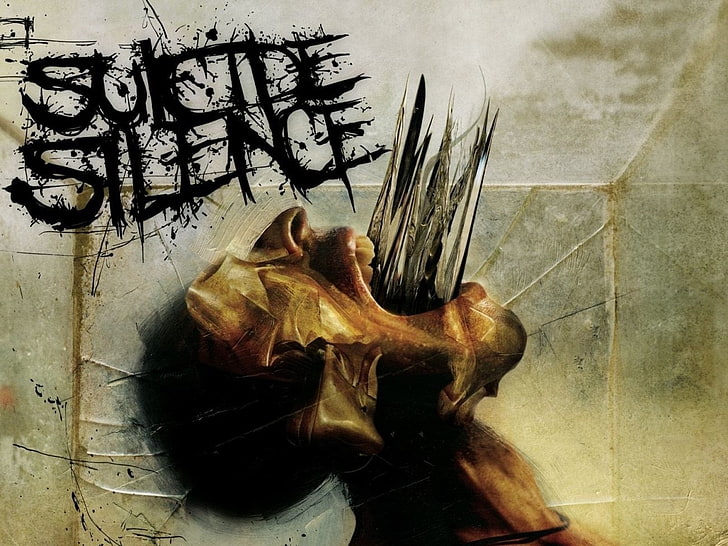 Suicide Silence digital wallpaperr, Band (Music), Suicide Silence, Deathcore, Hard Rock, Heavy Metal, Metal, HD wallpaper