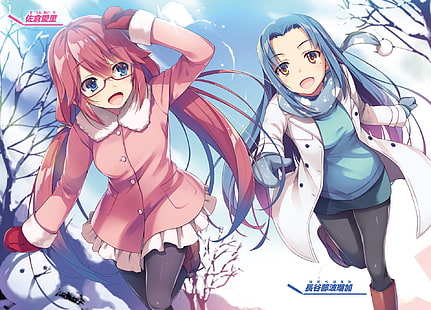 Anime, Classroom of the Elite, Airi Sakura, Haruka Hasebe, HD wallpaper HD wallpaper