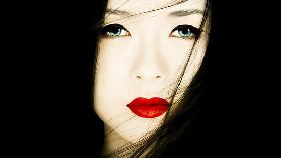 Geisha movie poster, Memoirs of a Geisha, face, movies, HD wallpaper HD wallpaper