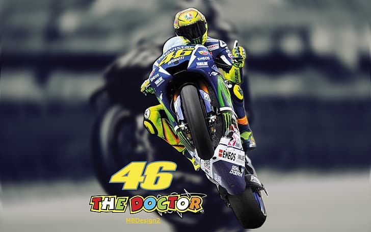 Valentino Rossi Stefan Bradl Motobike The Doctor Sport Italian Hd Wallpaper Wallpaperbetter