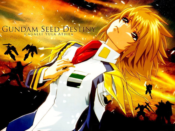 anime, Mobile Suit Gundam SEED, Cagalli Yula Athha, HD wallpaper