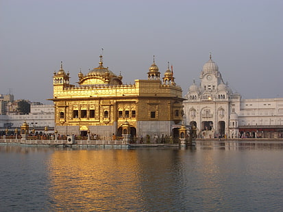 Templos, Harmandir Sahib, Amritsar, Hamandir Sahib, India, Fondo de pantalla HD HD wallpaper