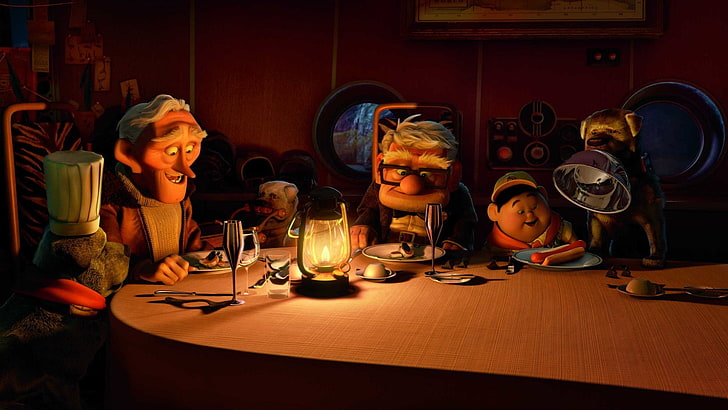 film, Up (film), film animati, Pixar Animation Studios, Sfondo HD
