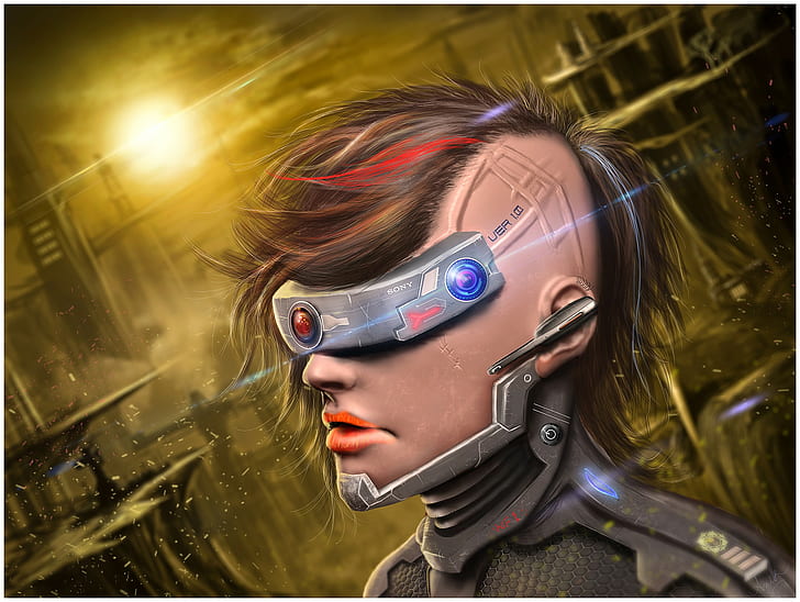 Futuristisch, Cyberpunk, Science Fiction, futuristisch, Cyberpunk, Science Fiction, HD-Hintergrundbild