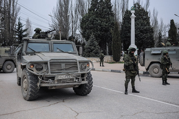 graues Fahrzeug, russische Armee, Militär, Soldat, Fahrzeug, HD-Hintergrundbild