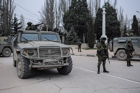 серый автомобиль, русская армия, военные, солдат, машина, HD обои HD wallpaper