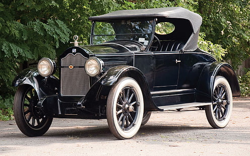 1924 Buick, schwarzes klassisches Cabrio-Coupé, Autos, 1920x1200, buick, HD-Hintergrundbild HD wallpaper