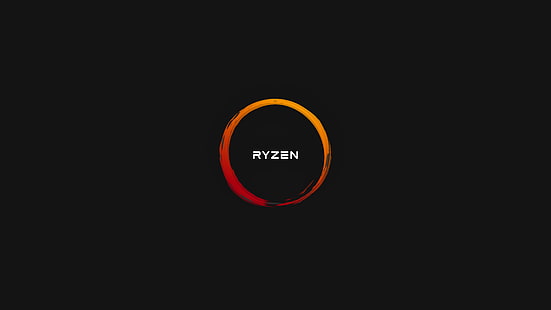plano de fundo, logotipo, AMD, milho, Ryazan, RYZEN, Ryazhenka, HD papel de parede HD wallpaper