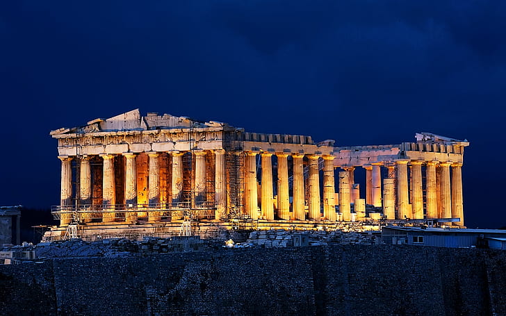 Parthénon Acropole d'Athènes, Parthénon, Fond d'écran HD