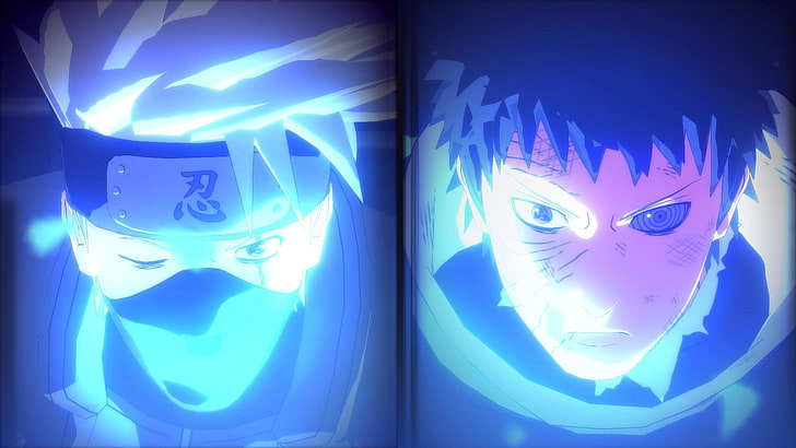 Video Game, Naruto Shippuden: Ultimate Ninja Storm 4, Kakashi Hatake, Obito Uchiha, Wallpaper HD