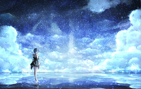 Anime, Re: ZERO - Das Leben in einer anderen Welt beginnen -, Re: Zero, Rem (Re: ZERO), HD-Hintergrundbild HD wallpaper