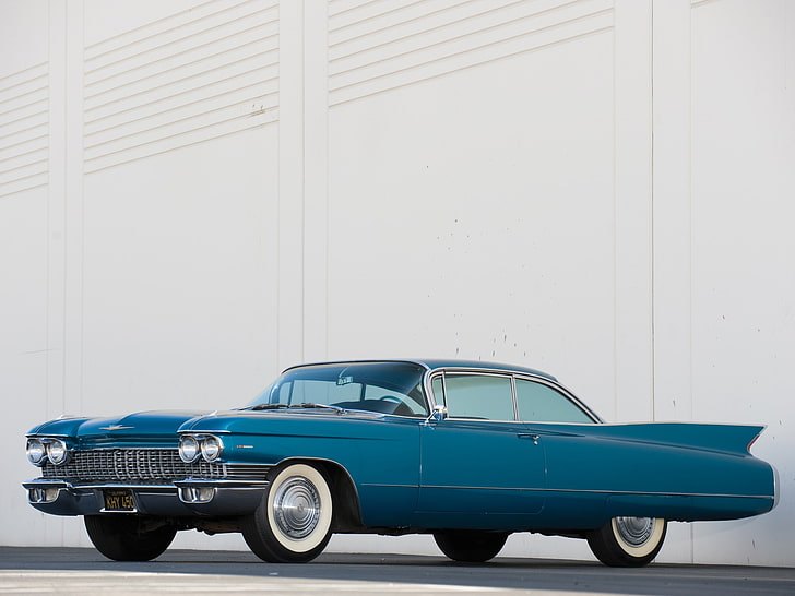 1960, 2 door, 6237g, cadillac, classic, coupe, hardtop, luxury, sixty two, HD wallpaper