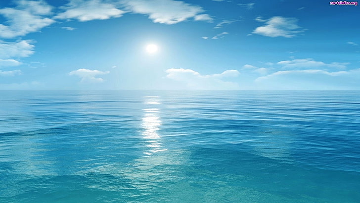 바다, 디지털 아트, 삽화, 하늘, 물, HD 배경 화면