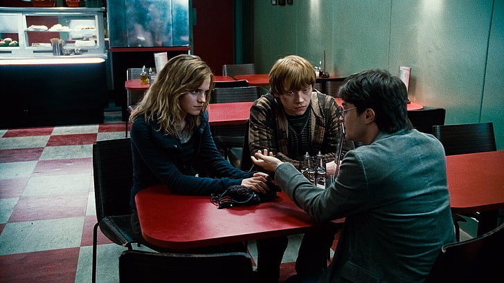 Harry Potter, Harry Potter dan Relikui Maut: Bagian 1, Hermione Granger, Ron Weasley, Wallpaper HD