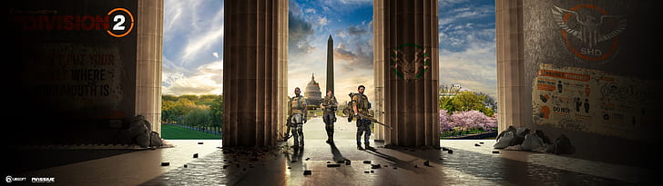 Tom Clancy's The Division 2, videospel, Tom Clancy's The Division, HD tapet