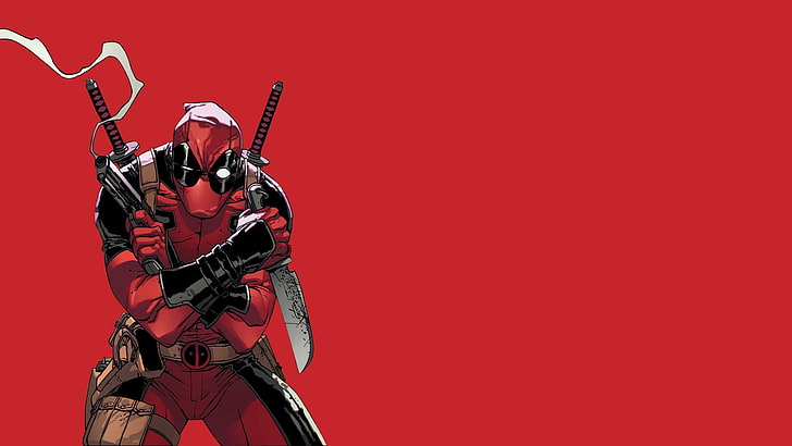 Deadpool illustration, Deadpool, Marvel Comics, HD tapet