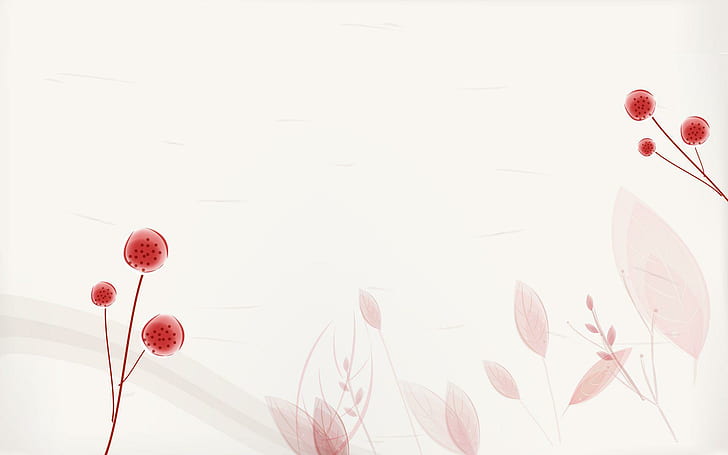 Minimalistic poppies, red plant lot, artistic, 1920x1200, poppy, HD wallpaper