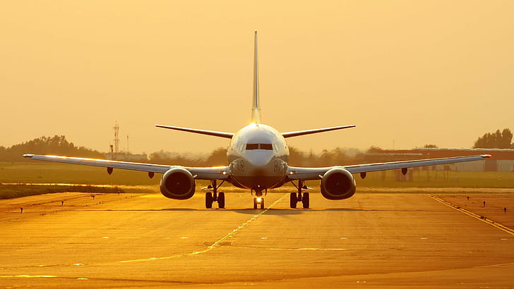 Flugzeug, Boeing 737, Lufthansa, HD-Hintergrundbild