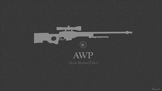 logo gry, Counter-Strike: Global Offensive, Accuracy International AWP, vintage, Tapety HD HD wallpaper