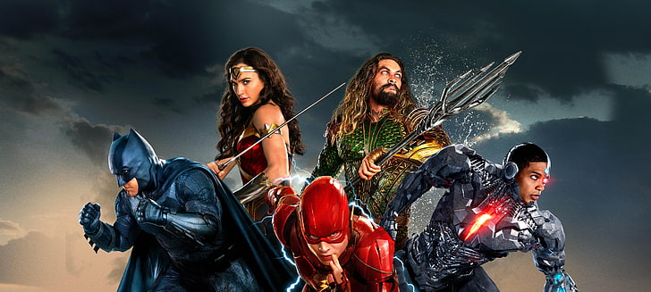 Justice League, 2017 film, film, batman, aquaman, wonder woman, cyborg, flash, hd, 4k, 5k, 8k, 10k, 12k, Sfondo HD
