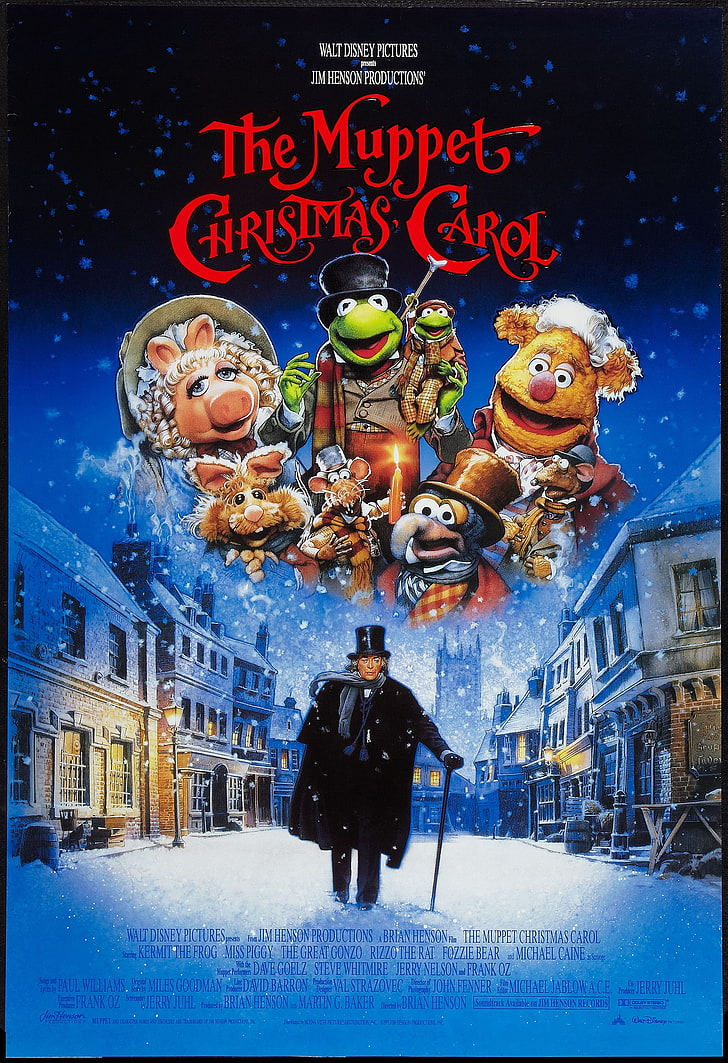snow movies buildings christmas kermit the frog michael caine movie posters cane hats the muppet sho Animals Frogs HD Art , movies, snow, HD wallpaper