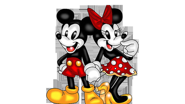 ミッキーとミニーマウスのラブカップルの壁紙hd 2560 1440 Hdデスクトップの壁紙 Wallpaperbetter