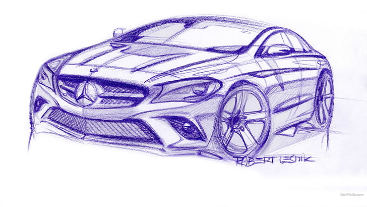 Mercedes Style Coupé, concept car, Sfondo HD