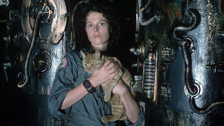Alien (film), Aliens (film), Sigourney Weaver, HD tapet