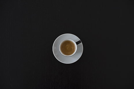 シンプル、エスプレッソ、カフェイン、マグカップ、カップ、コーヒー、飲み物、 HDデスクトップの壁紙 HD wallpaper