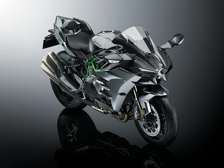 Kawasaki Ninja H2, edición limitada de carbono, Fondo de pantalla HD