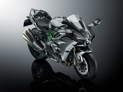 Kawasaki Ninja H2, Carbon Limited Edition, HD обои HD wallpaper