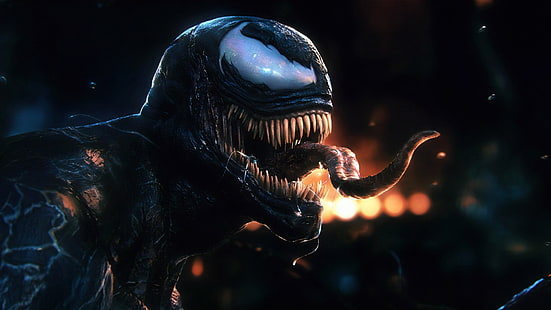 Venom Artwork 5K, อาร์ตเวิร์ค, พิษ, วอลล์เปเปอร์ HD HD wallpaper