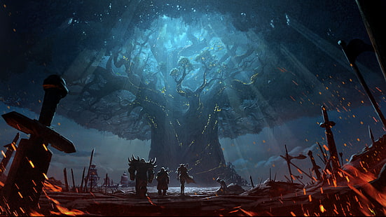 لعبة World of Warcraft Battle For Azeroth 4K 8K ، World ، Warcraft ، Battle ، For ، Azeroth، خلفية HD HD wallpaper