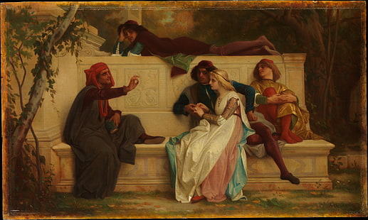 Александър Кабанел, класическо изкуство, маслена живопис, HD тапет HD wallpaper