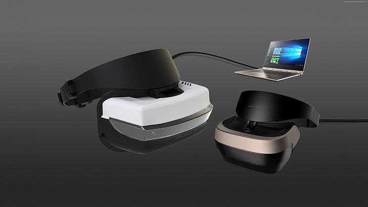 VR, auriculares VR, Windows 10 VR, realidad virtual, Fondo de pantalla HD