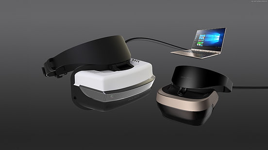 VR, zestaw słuchawkowy VR, Windows 10 VR, rzeczywistość wirtualna, Tapety HD HD wallpaper