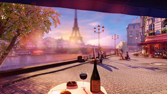 BioShock Infinite: похороны в море, Элизабет (BioShock), BioShock Infinite, видеоигры, Париж, HD обои HD wallpaper