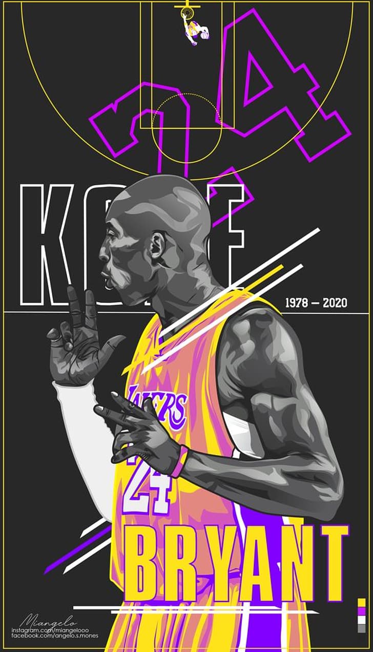 Kobe Bryant, basket, Fond d'écran HD, fond d'écran de téléphone