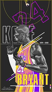 Kobe Bryant, basket, HD tapet HD wallpaper