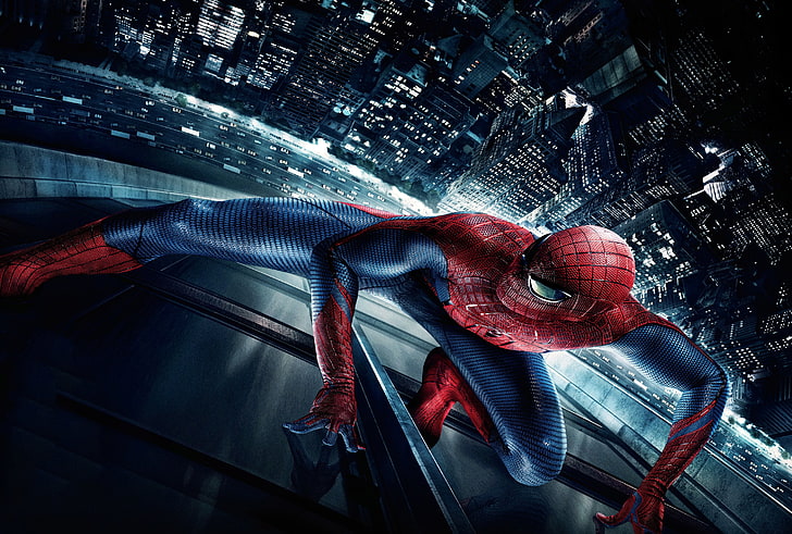 Superhero The Amazing Spider Man, papel de parede do Homem-Aranha, Filmes de Hollywood, Homem-Aranha, hollywood, filmes, homem aranha, HD papel de parede