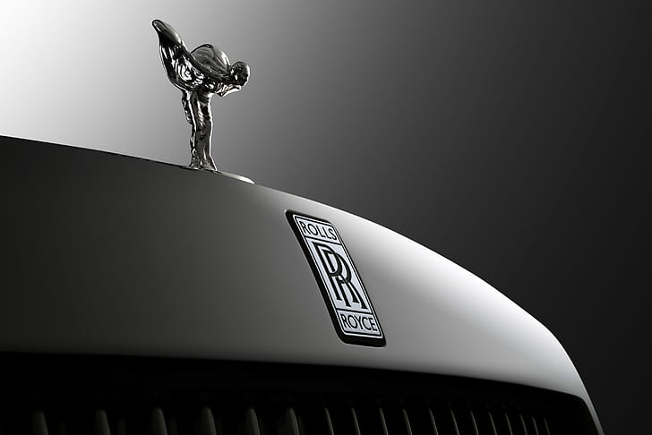 Rolls-Royce Phantom, Spirit of Ecstasy, 4K, HD wallpaper