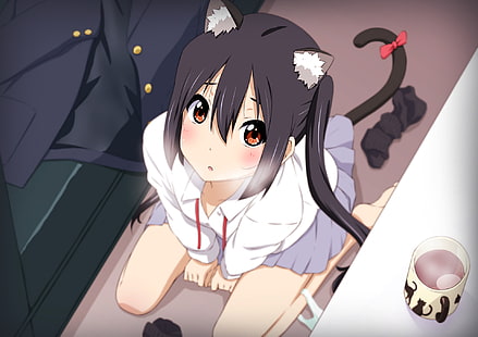 Anime, K-ON !, Azusa Nakano, Fondo de pantalla HD HD wallpaper