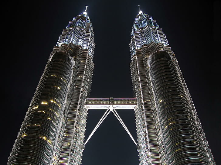 Heights of Petronas, petronas tower, malaysia, heights, petronas, travel and world, HD wallpaper