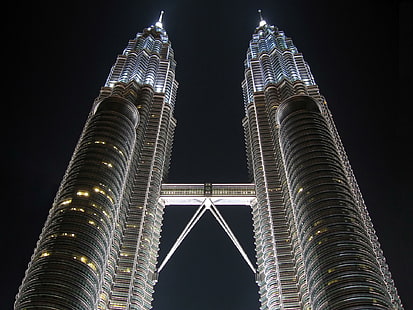 ペトロナスの高さ、ペトロナスタワー、マレーシア、高さ、ペトロナス、旅行と世界、 HDデスクトップの壁紙 HD wallpaper
