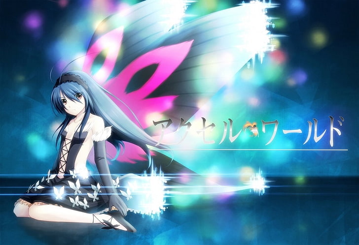 Anime, Accel World, Black Lotus, Kuroyukihime (Accel World), HD wallpaper