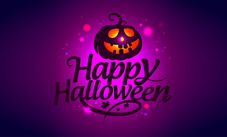 happy Halloween backdrop, Halloween, scary, happy halloween, creepy, spooky, evil pumpkin, happy, HD wallpaper