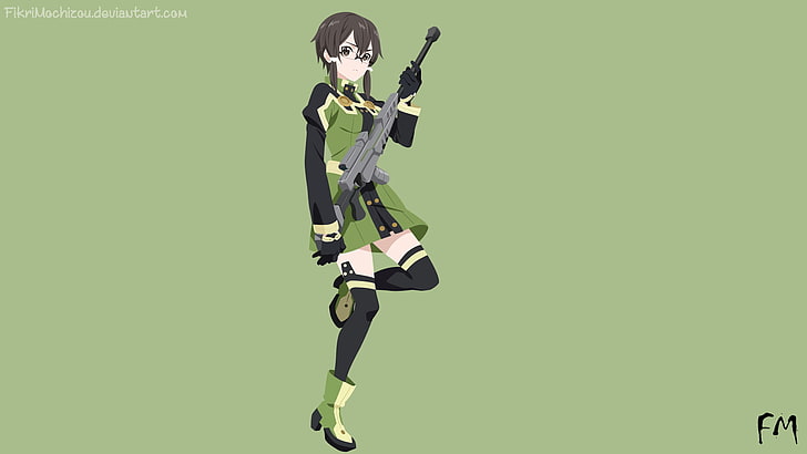 Schwert Art Online, Anime Girls, Asada Shino, HD-Hintergrundbild