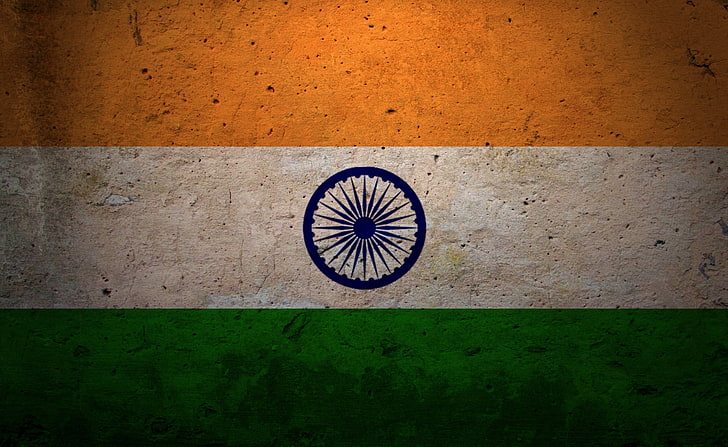 グランジフラグインドHD壁紙、インドの旗、芸術、グランジ、フラグ、インド、 HDデスクトップの壁紙